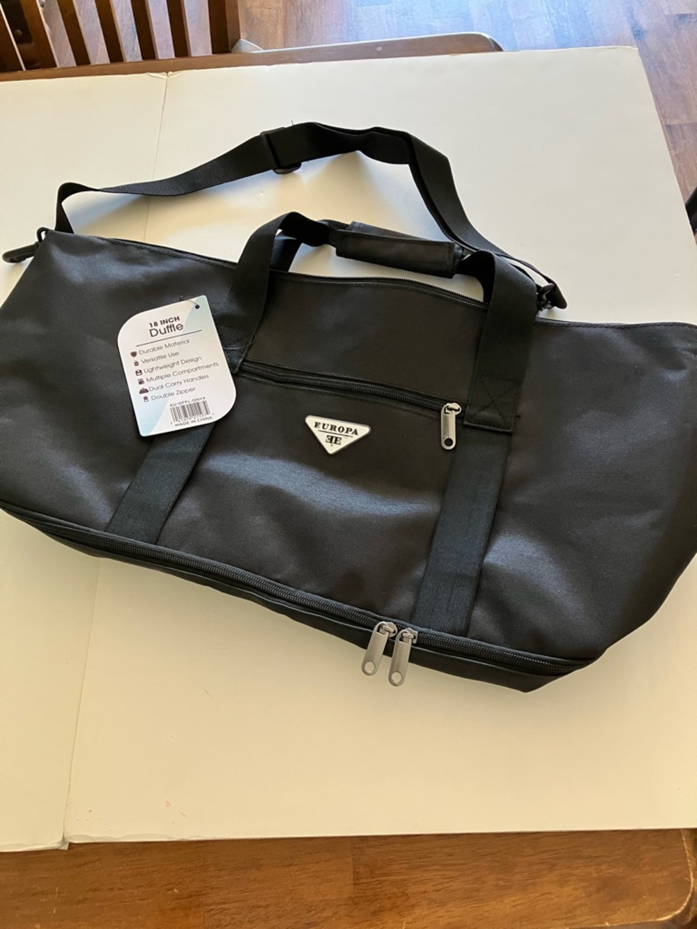 New Europa 18” Duffle Bag